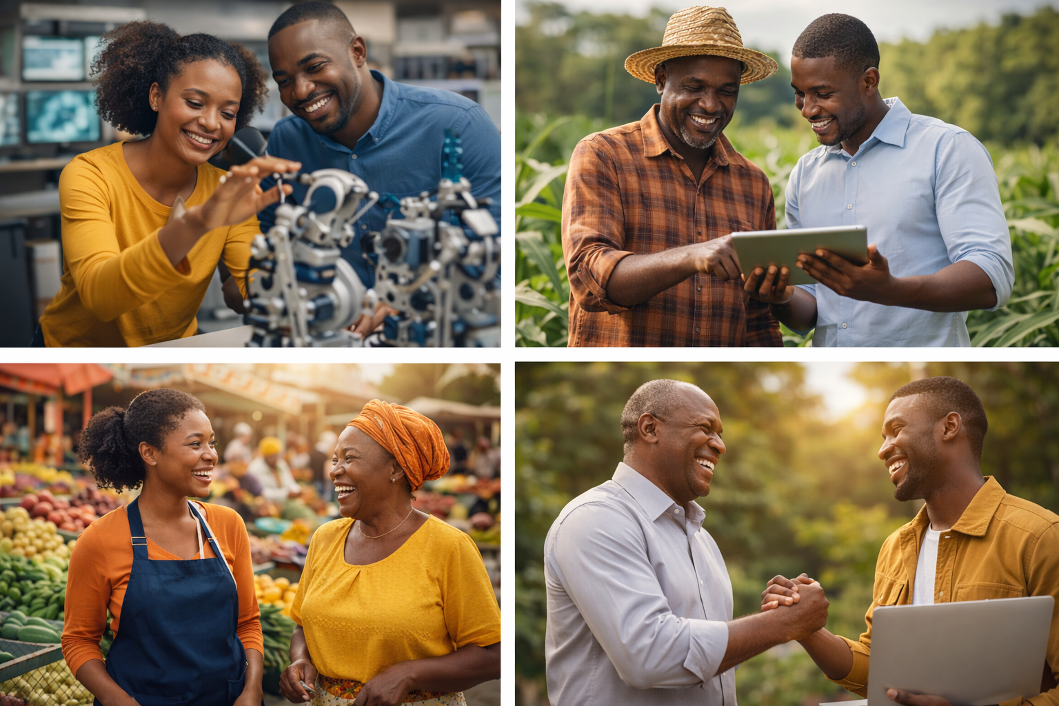 Entrepreneurs across tech, farming, markets